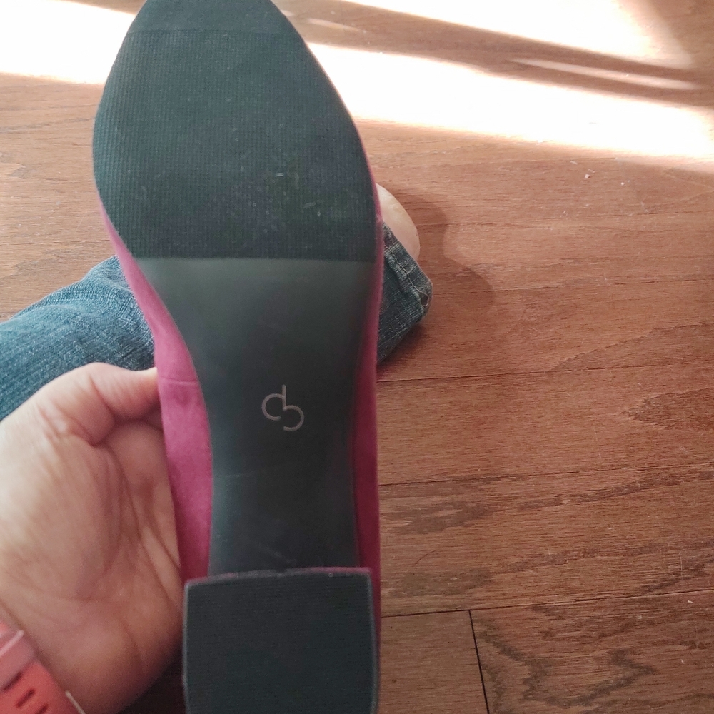 Burgundy Block Heels - Brand new- size 10